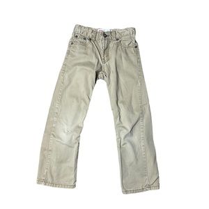 Kids Levi’s Khaki 514 Straight Pants
